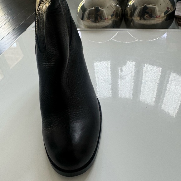 Coach Kaylie Pebble Grain black leather boots - Picture 7 of 12